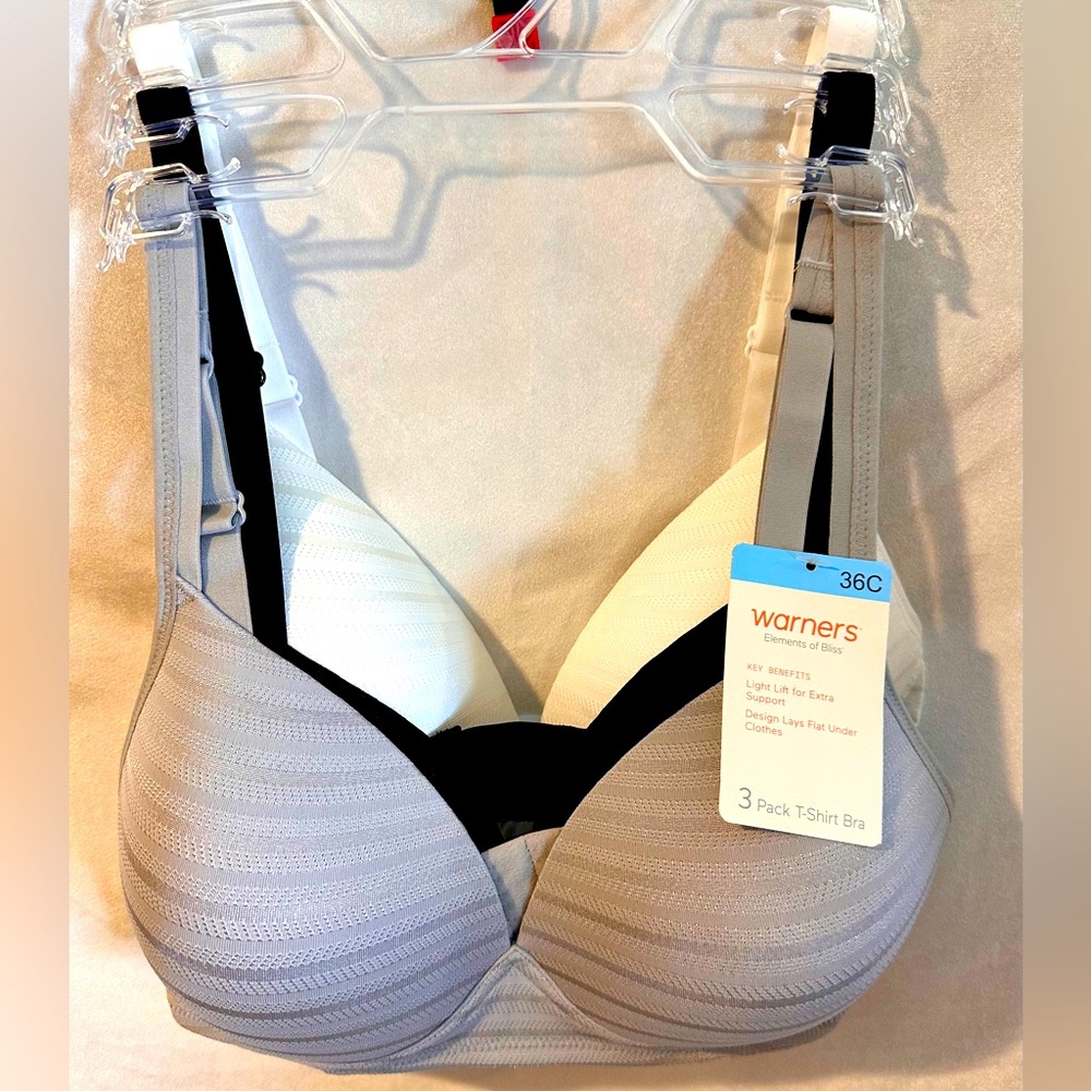 3 pk Warners Bras NWT